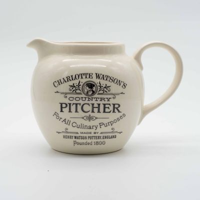 Молочник кувшин белый, Англия, кракелюр