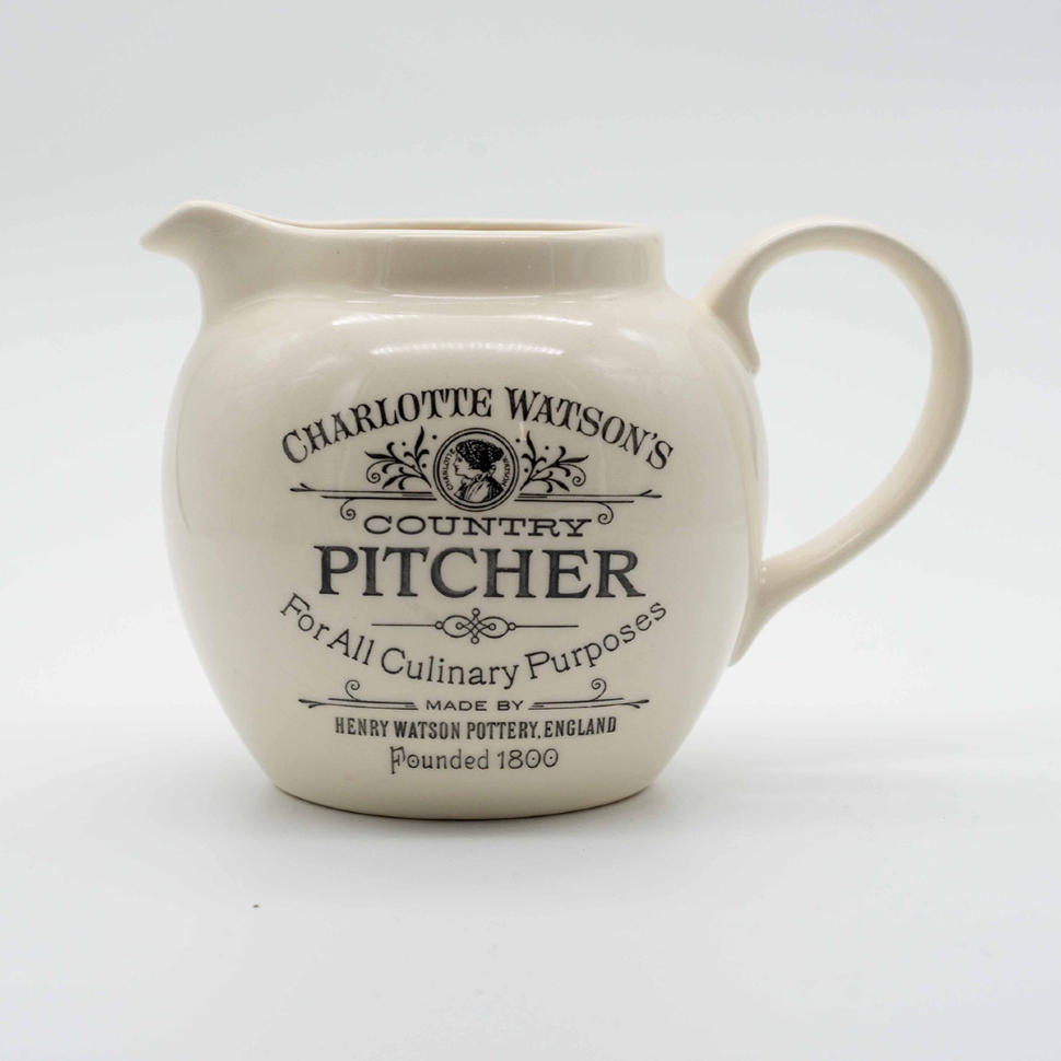 Молочник кувшин белый, Англия, кракелюр