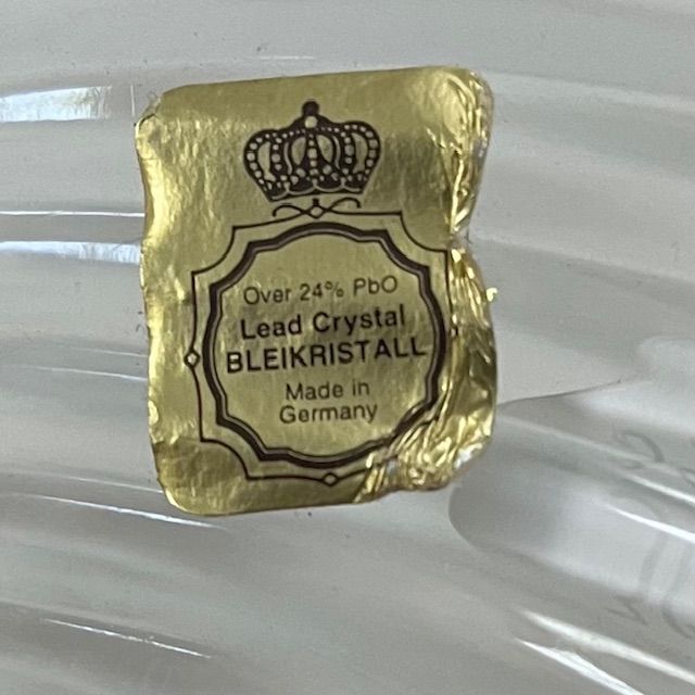 Подсвечник Bleikristall звезда 19 см хрусталь Германия