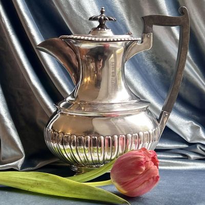 Чайник кофейник 1,5 л Walker&amp;Hall Sheffield Англия серебрение