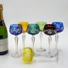 Бокалы Nachtmann набор Арлекино 6+1 накладной хрусталь 200 мл