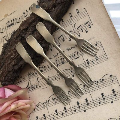 Вилка мини Латунь