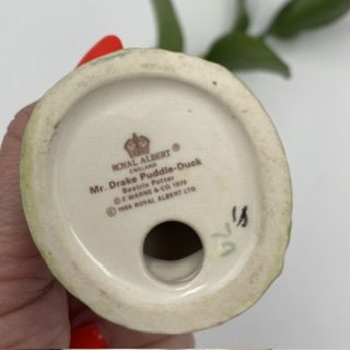Статуэтка Beatrix Potter Mr.Drake Puddle-Duck Royal Albert Англия 1979 г