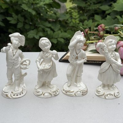 Статуэтка Девочка с яблоками 13 см фарфор Goebel Германия 1979