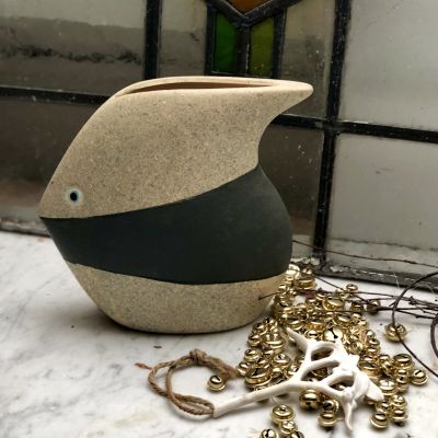 Ваза для цветов Рыба керамика