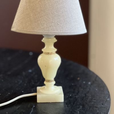 Лампа настольная 21 см оникс