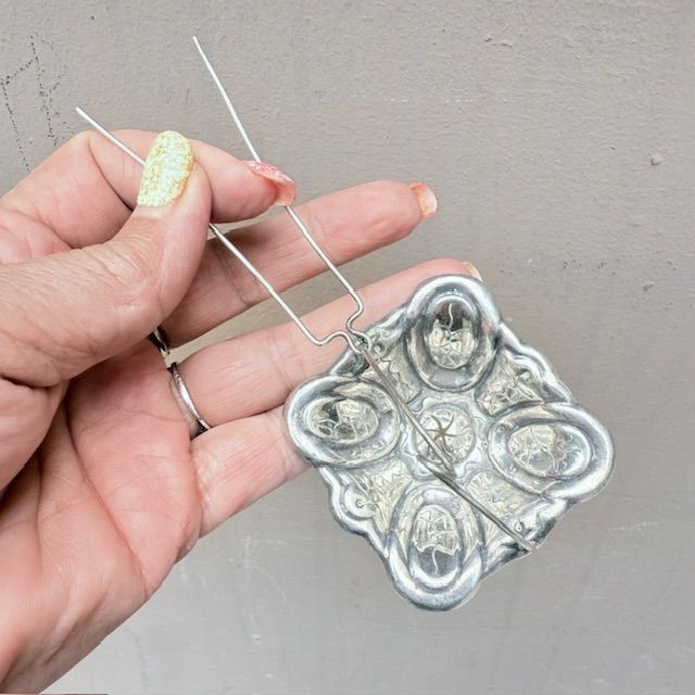 Ситечко для чая 6 см серебрение по латуни