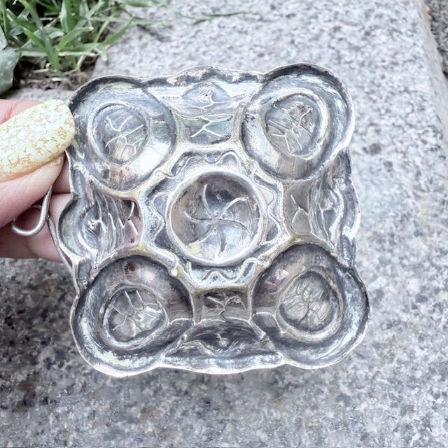 Ситечко для чая 6 см серебрение по латуни