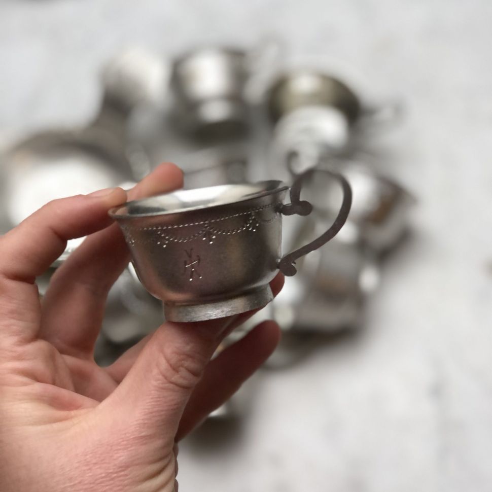 Чашка мини 40 мл олово