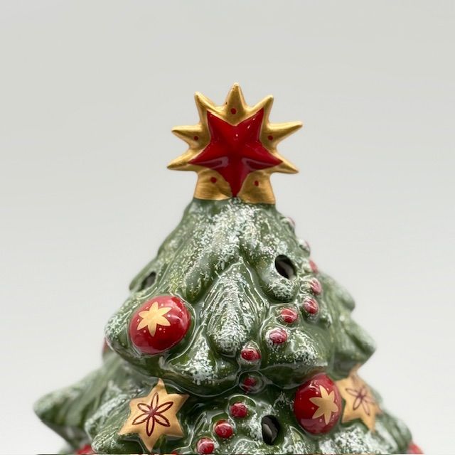 Статуэтка музыкальная подсвечник ВиллеройБох Toys Delight Новогодняя ель 33 см фарфор Германия