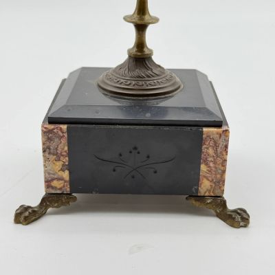 Подсвечник на одну свечу Ваза XIX век мрамор латунь