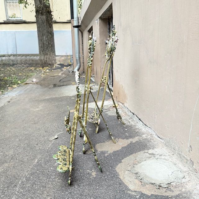 Мольберт пюпитр 44 см чугун стиль модерн