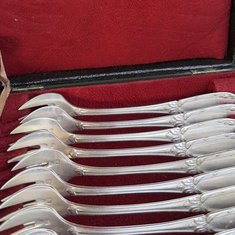 Вилка тризубец SFAM 14 см серебрение Франция