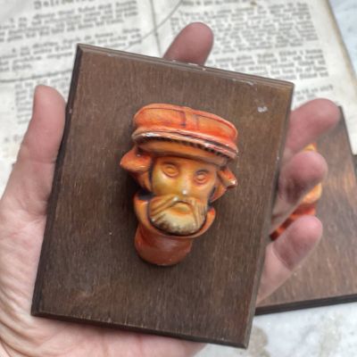 Декор Мужчина в кепке 11 см дерево гипс