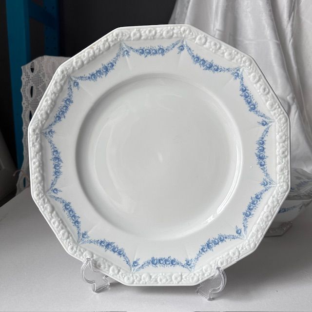 Тарелка Rosenthal Classic Rose голубые розы 28 см Германия