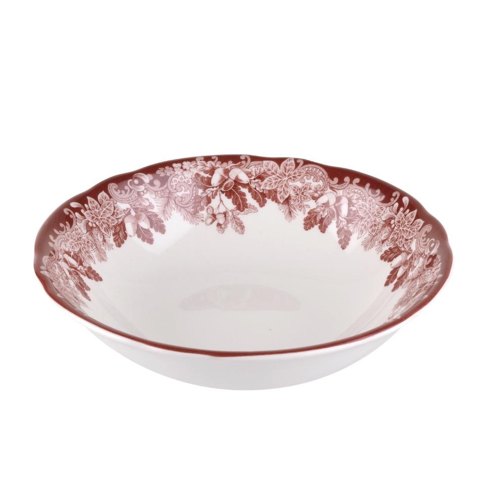 Миска глубокая 18 см Spode red Winter's Scene Англия