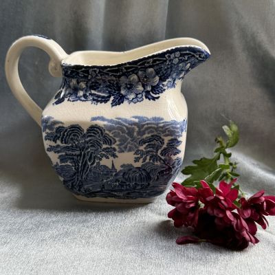 Молочник Enoch Wedgwood Woodland синий 350 мл Англия