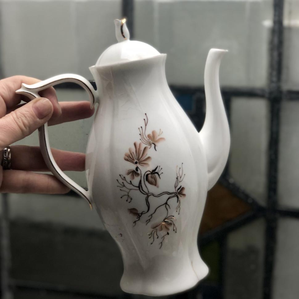 ​Кофейник Jiesia, трещинка не течет