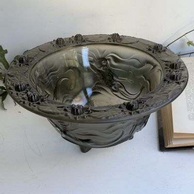 Ваза фруктовница Josef Inwald Barolac Русалка 32 см Чехословакия 30-е гг. Ардеко