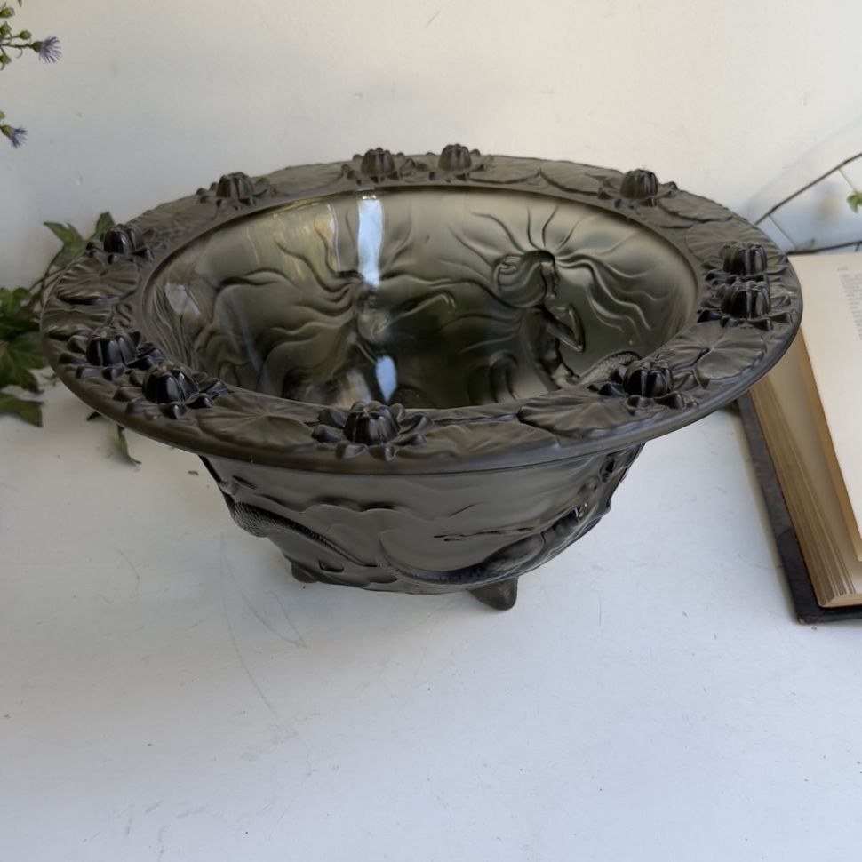 Ваза фруктовница Josef Inwald Barolac Русалка 32 см Чехословакия 30-е гг. Ардеко