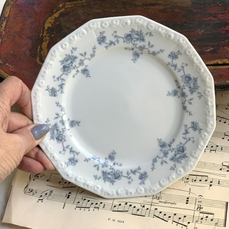 Тарелка Rosenthal Maria 17 см голубые цветы 