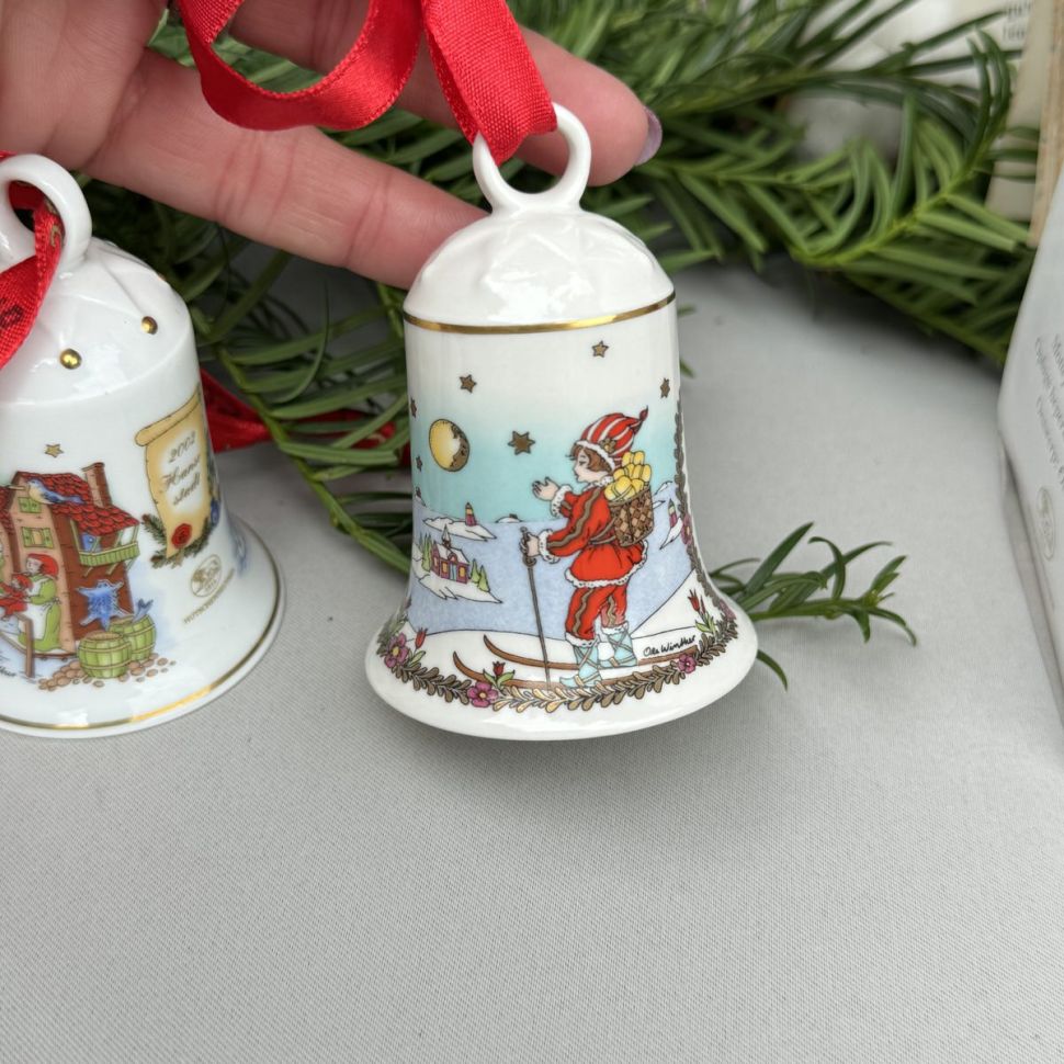 Колокольчик рождественский 2005 Hutschenreuther Германия