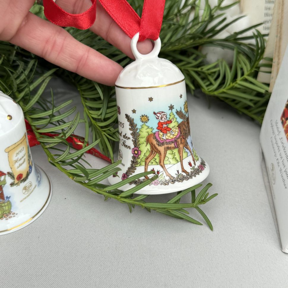 Колокольчик рождественский 2005 Hutschenreuther Германия