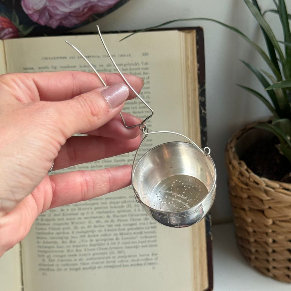 Ситечко для чая 5 см серебрение