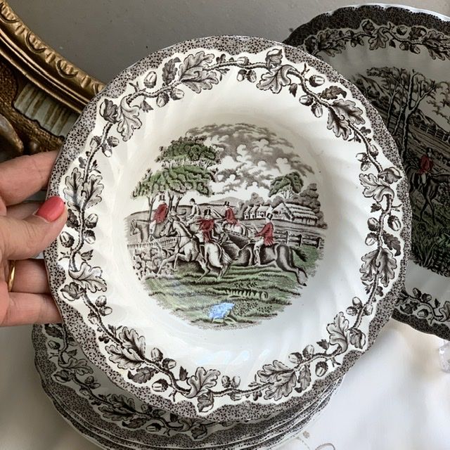 Тарелка глубокая Myotts Country Life 23 см Англия