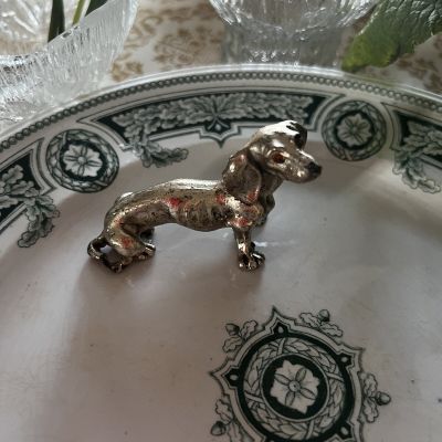 Статуэтка Такса 7 см металл Испания