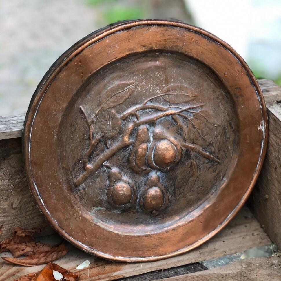 Панно подвесное 29,5 см Груши медь