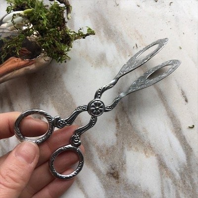 Щипцы десертные хромированные