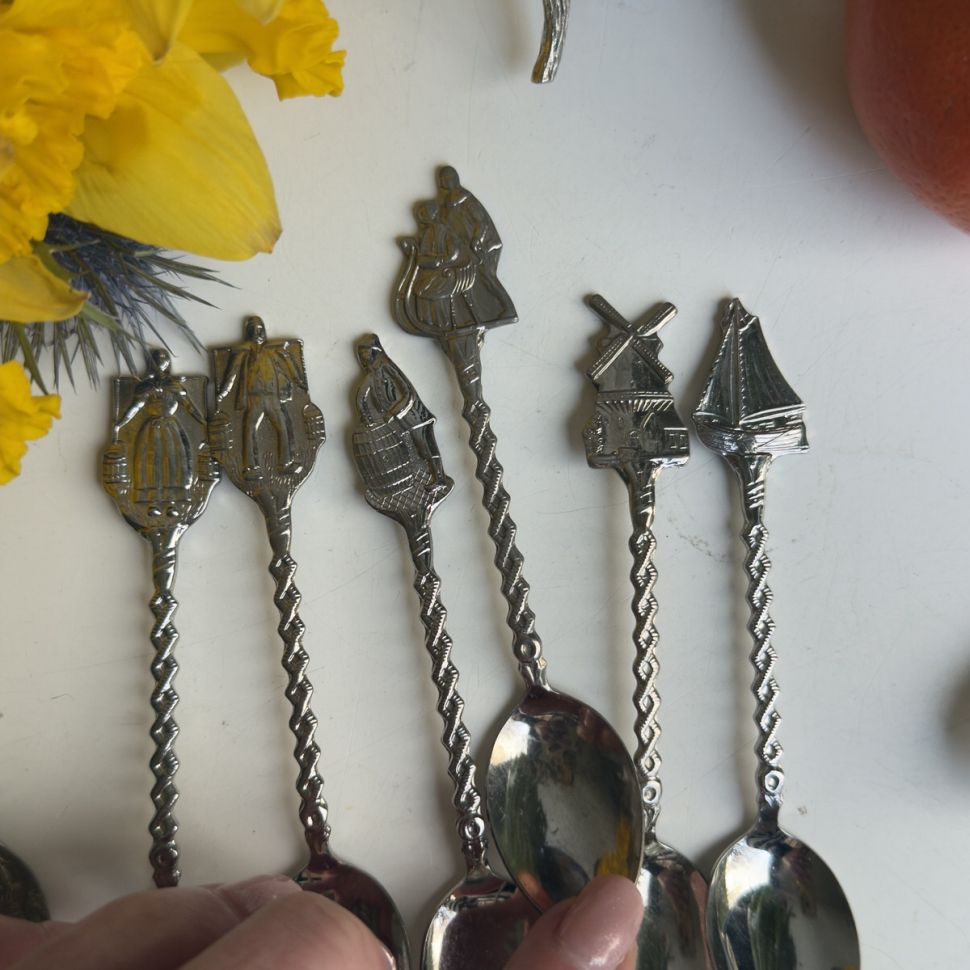 Ложка кофейная Novalux 12 см серебрение Голландия 