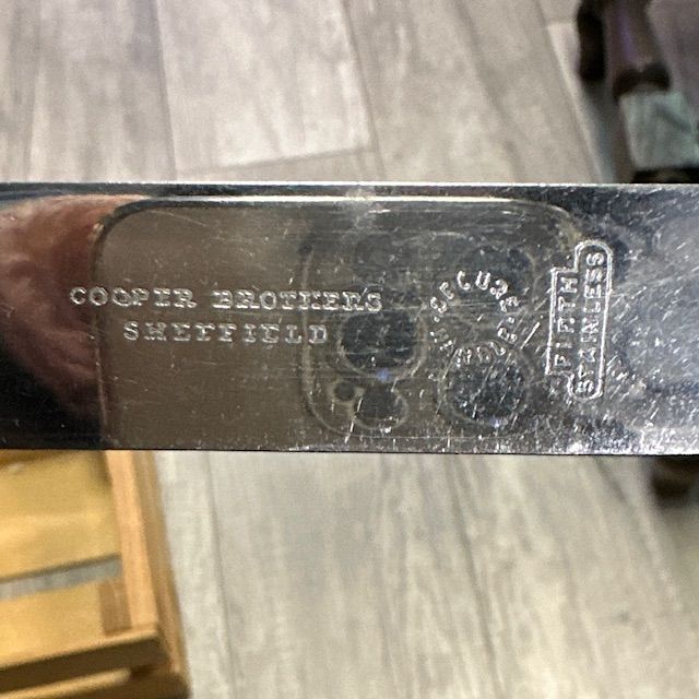 Нож столовый Cooper Brothers Sheffield 24 см сталь Англия