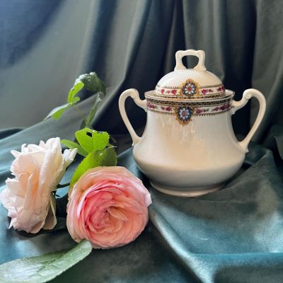 Сахарница 18 см фарфор Франция