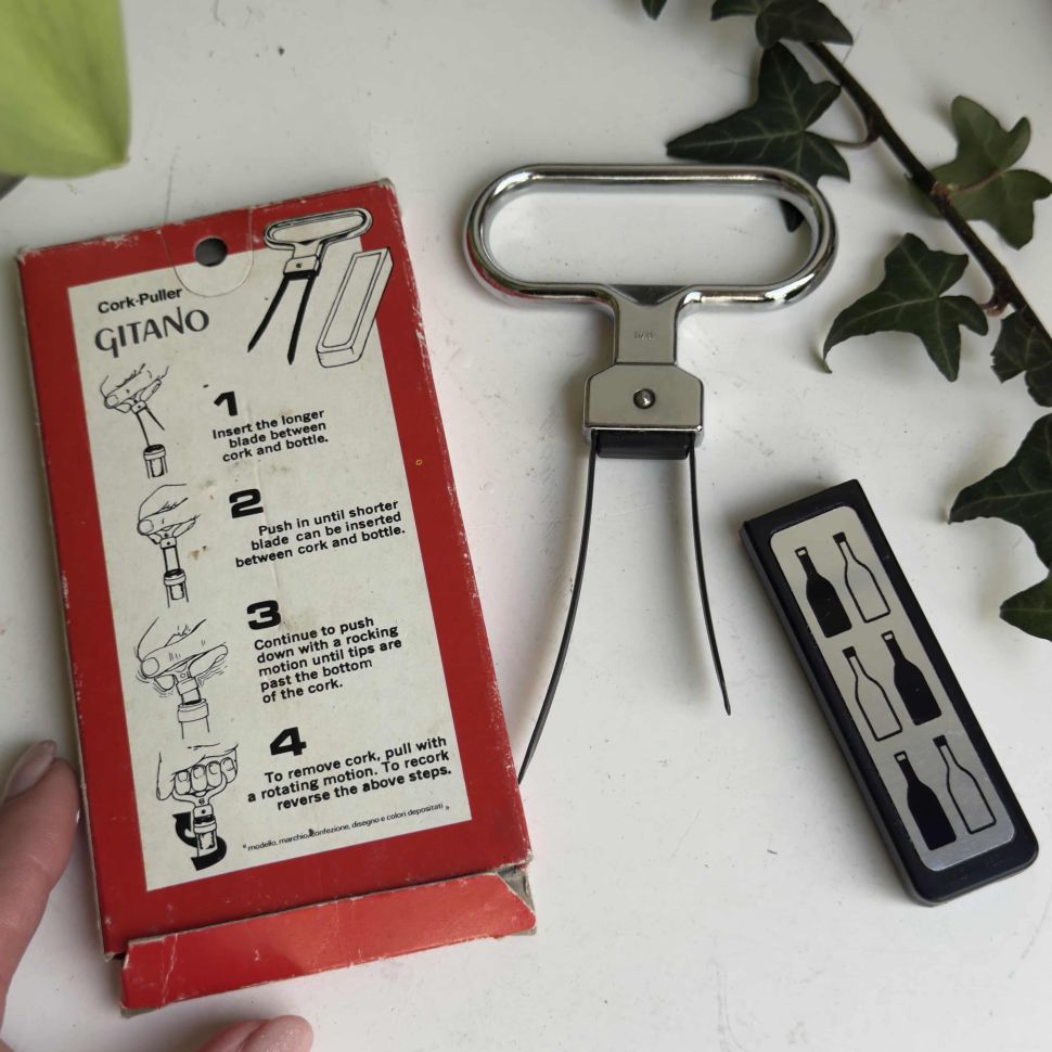 Штопор оригинальный FGB 13 см сталь Италия