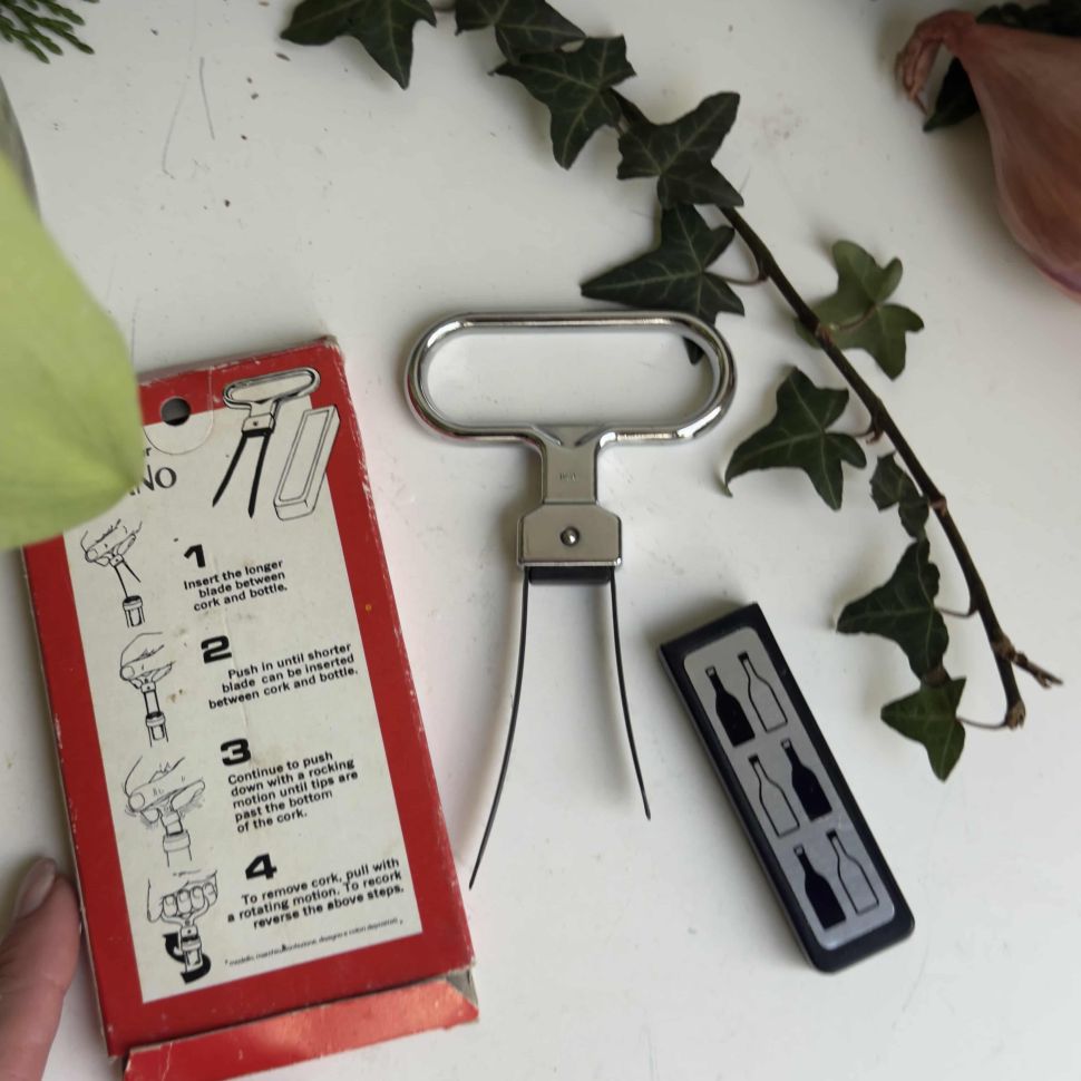 Штопор оригинальный FGB 13 см сталь Италия