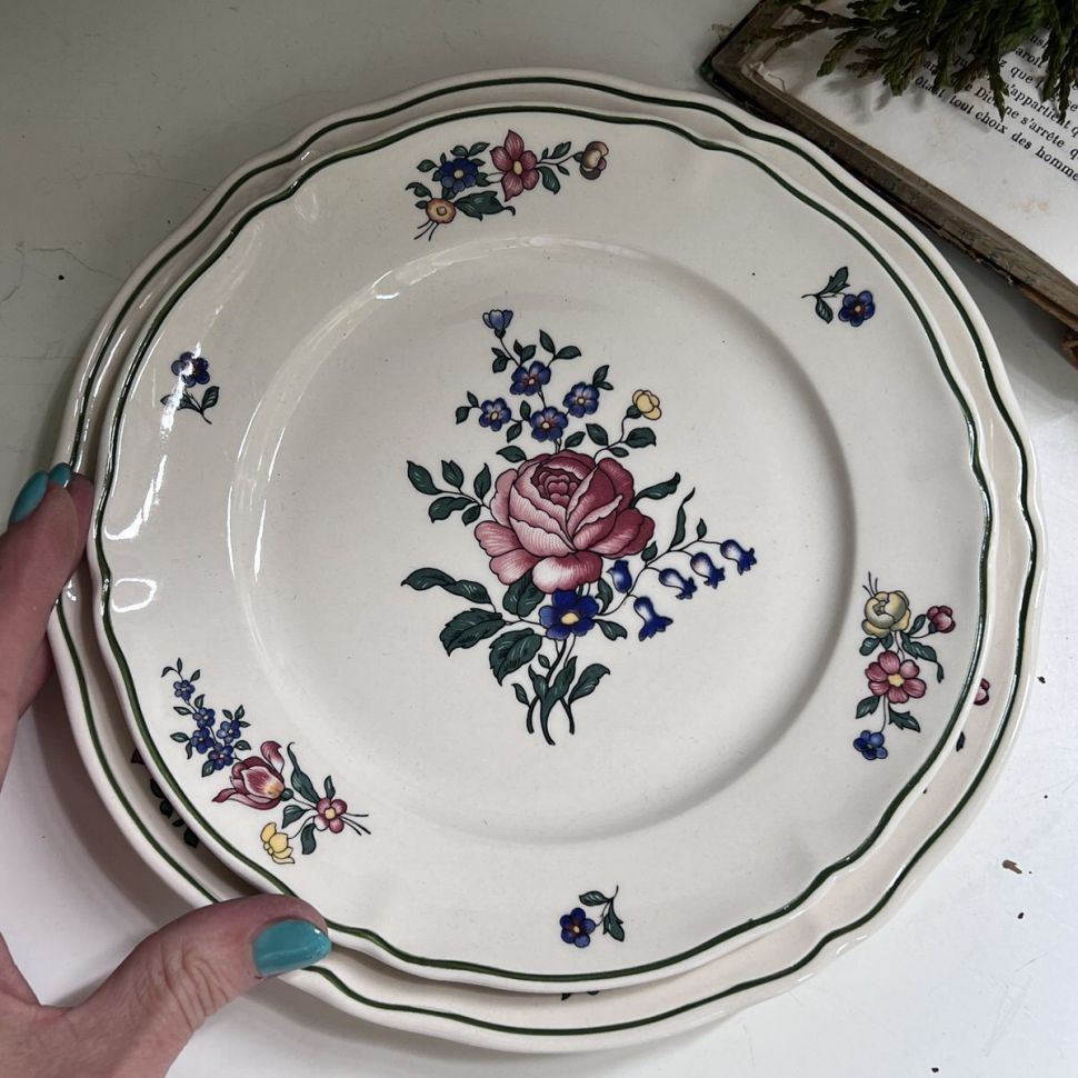 Тарелка Alt Strassburg ВиллеройБох 16 см фарфор Германия 1950-е гг.