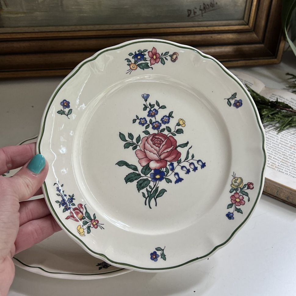 Тарелка Alt Strassburg ВиллеройБох 16 см фарфор Германия 1950-е гг.