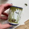 Чашка Franklin porcelain Япония 1985 г 150 мл Бамбук
