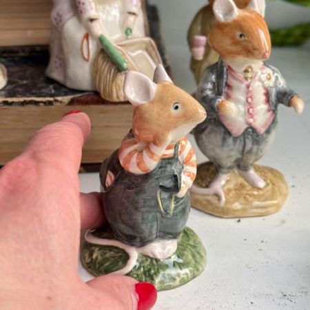 Статуэтка Jill Barklem Wilfred Toadflax Royal Doulton Англия 1982 г 
