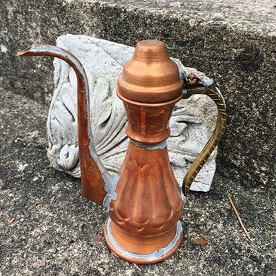 Кофейник мини медь