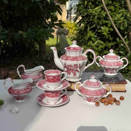 Кофейная пара Spode Pink Camilla 80 мл фарфор Англия