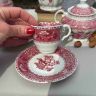 Кофейная пара Spode Pink Camilla 80 мл фарфор Англия
