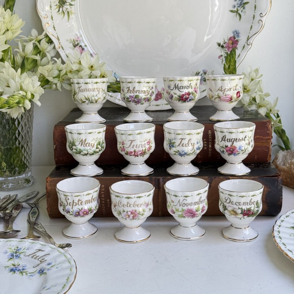 Подставка под яйцо Royal Albert 12 месяцев Англия набор 12 шт