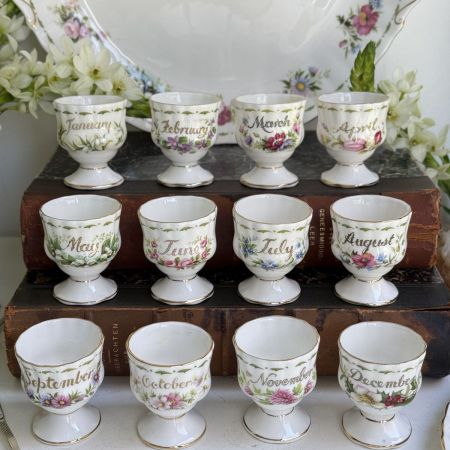 Подставка под яйцо Royal Albert 12 месяцев Англия набор 12 шт