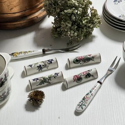 Вилка двузубец Botanica ВиллеройБох розовая