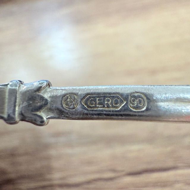 Вилка десертная Кипарис 12 см Gero 90 серебрение