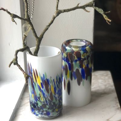 Ваза подсвечник 15 см мурано