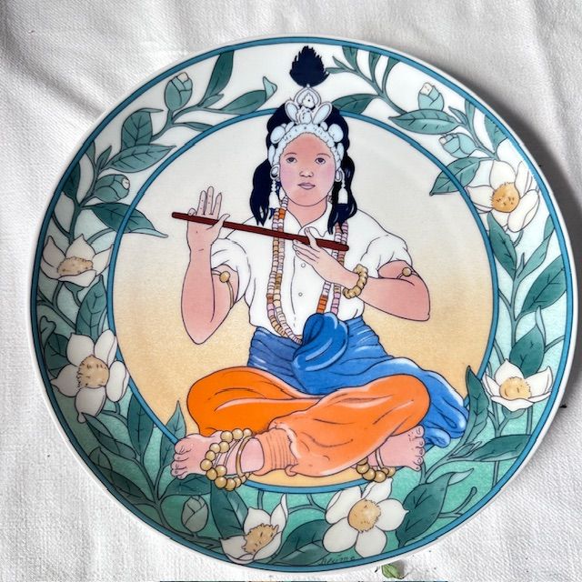 Тарелка Heinrich UNICEF Дети мира № 12 20 см фарфор Германия 